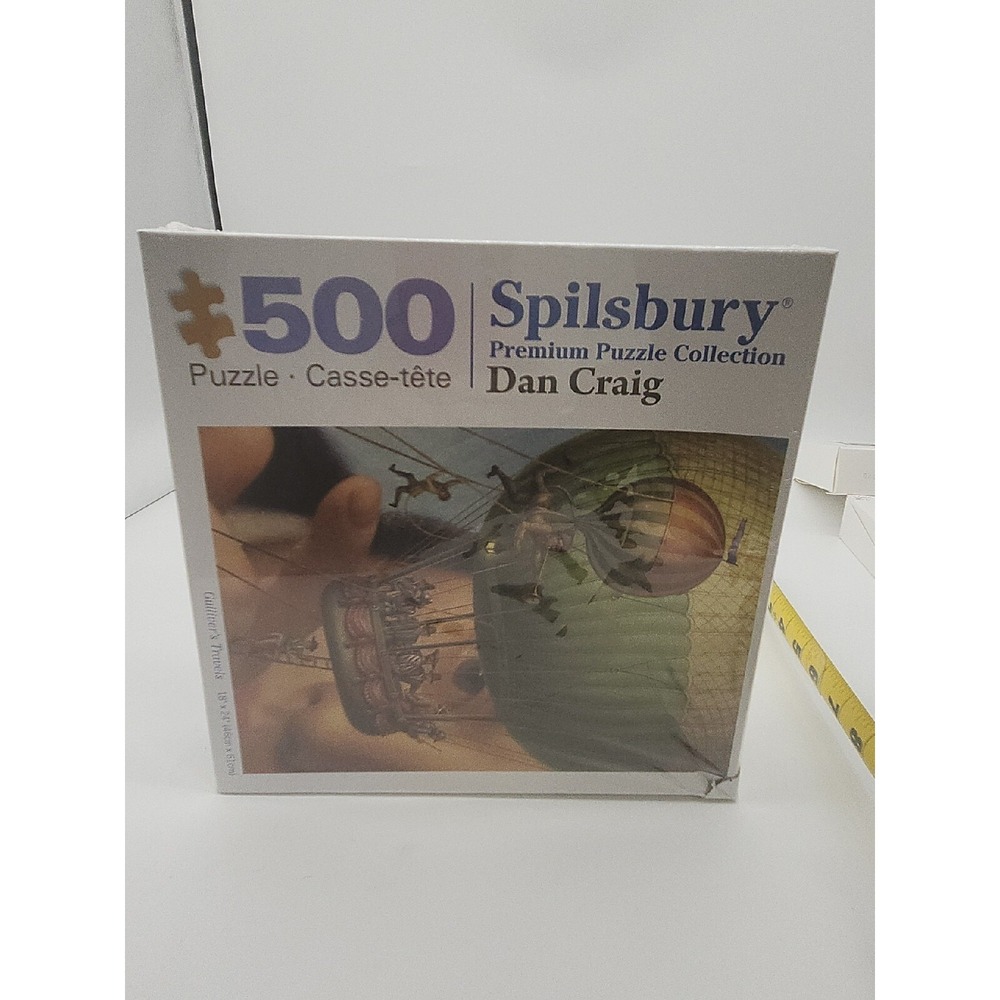 500 Large Piece Puzzle Spilsbury Gulliver's Travel Art Dan Craig 2021 18x24" New